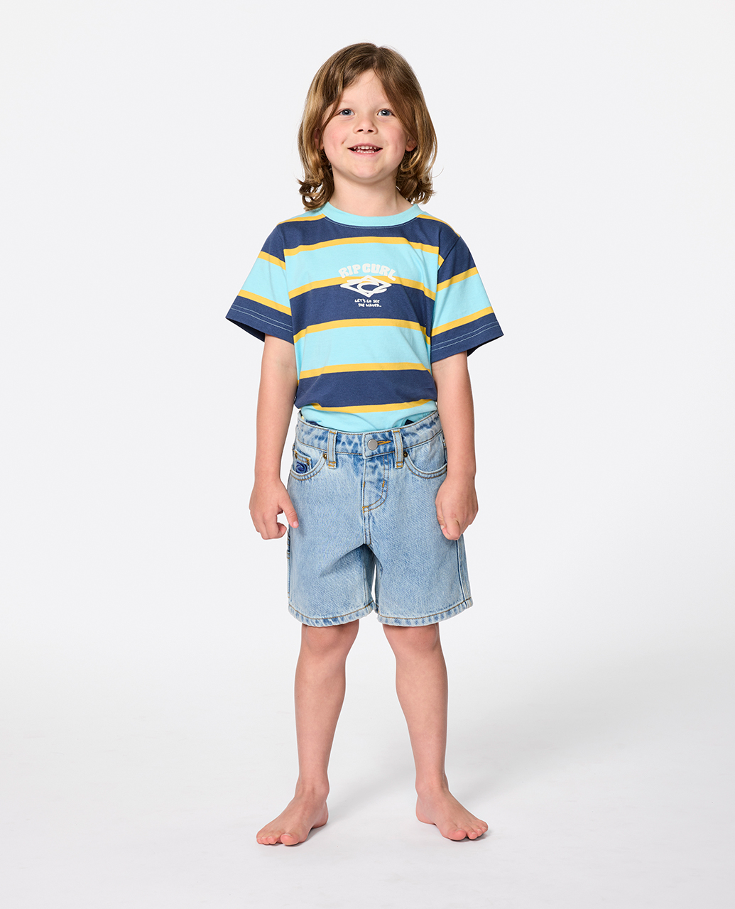 Hyped Up Denim Short - Toddlers