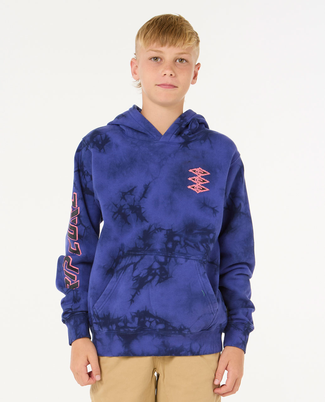 Raw Energy Tie Dye Hood - Boys