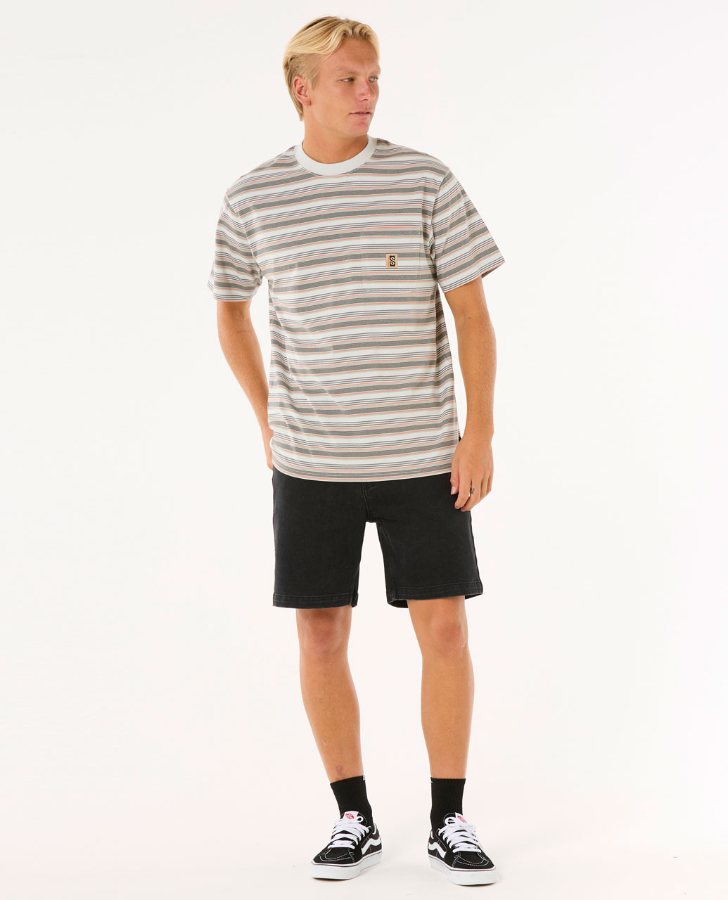 Search Stripe Tee