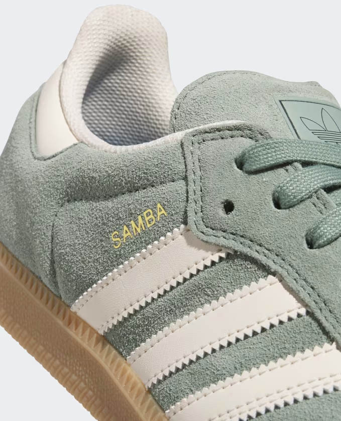 Adidas Samba Silver Green