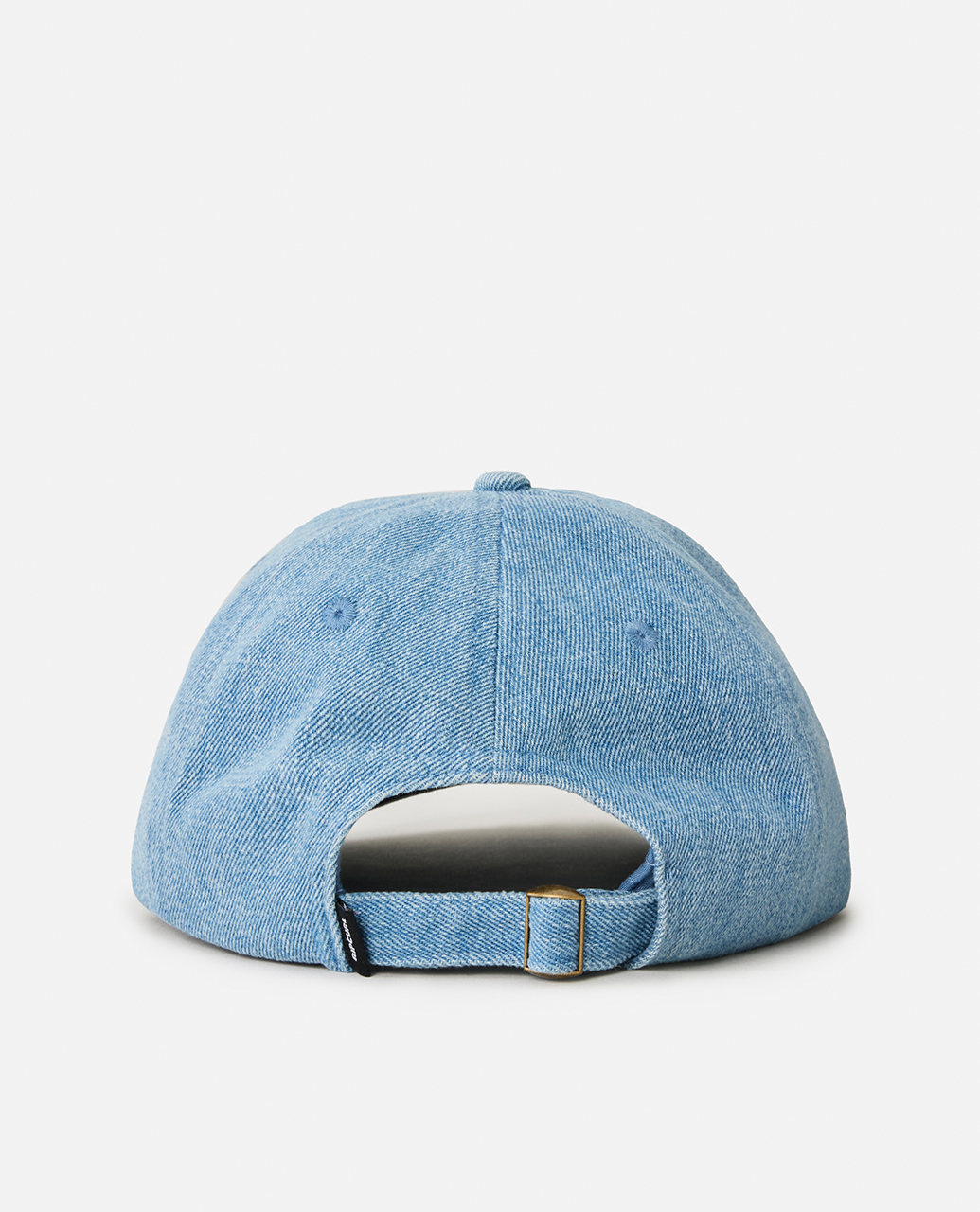 Distressed Mixed Cap Mid Blue