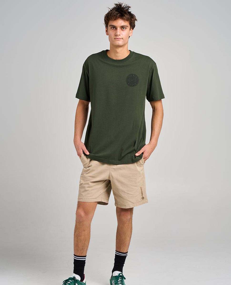 Mad Series Tee-Oil Green Tee