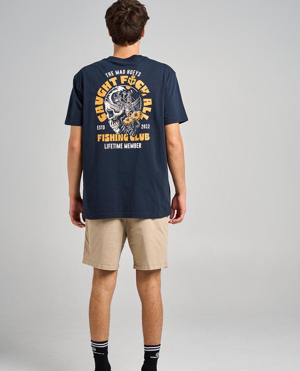 Tropic Caught Fk All Tee-Navy