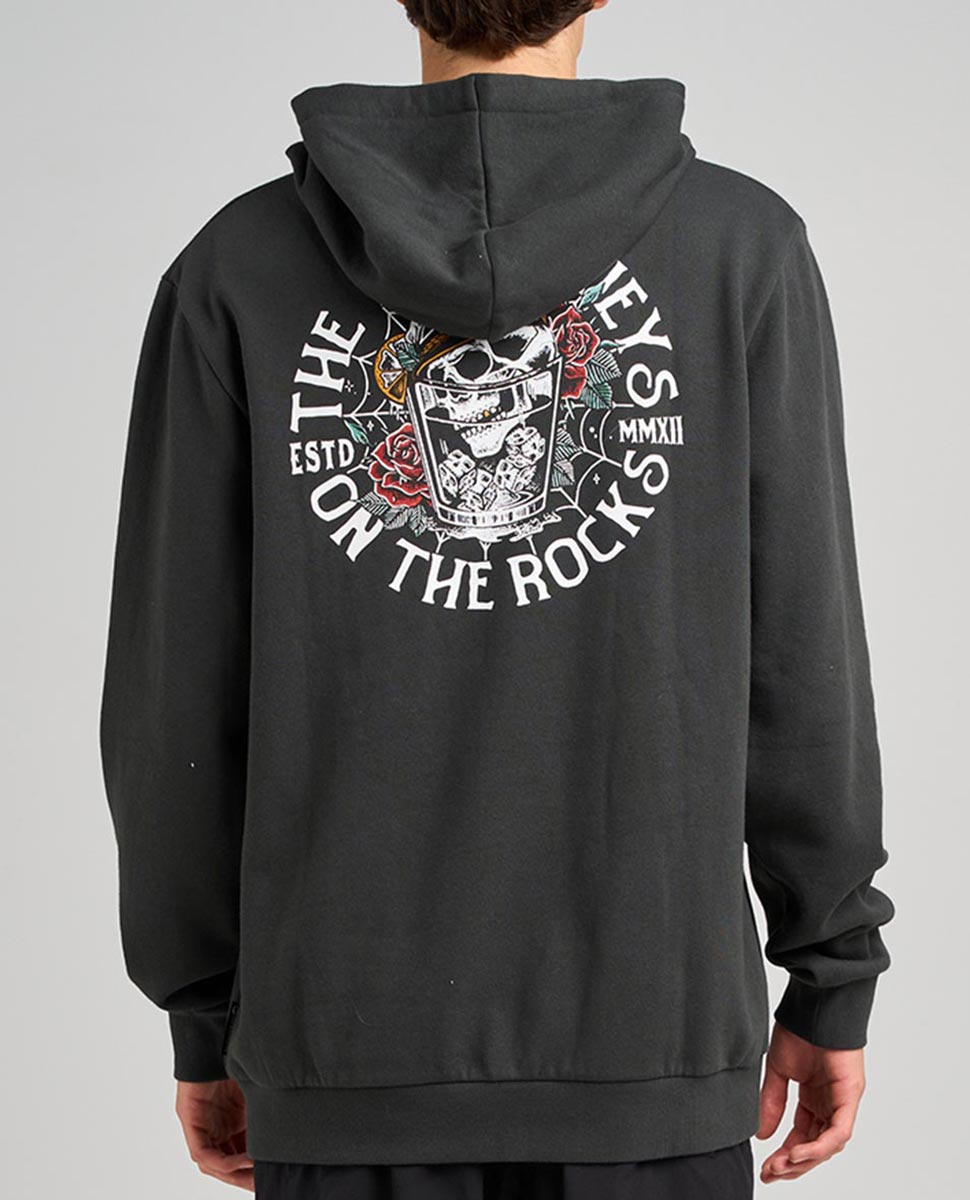 On The Rocks Hood-Washed Blk