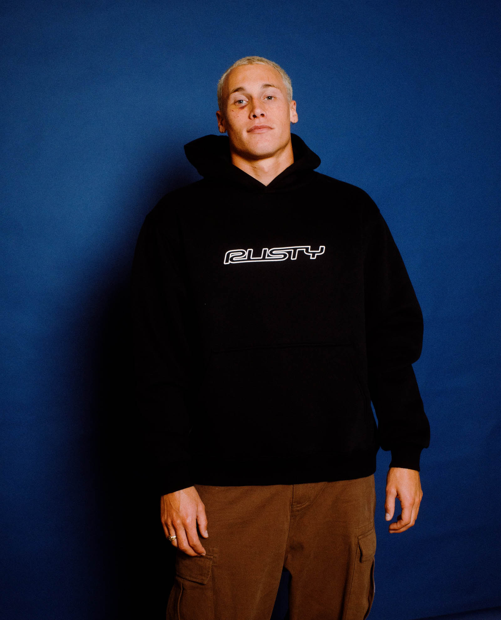 Flip Daddy Hooded Fleece-Black