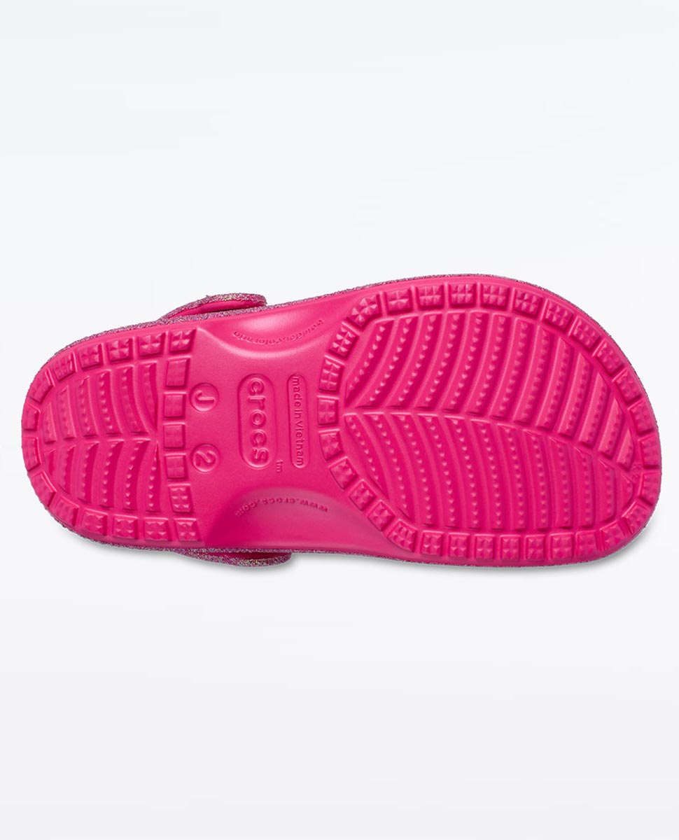 Crocs Classic Glitter Clog Pink Tod