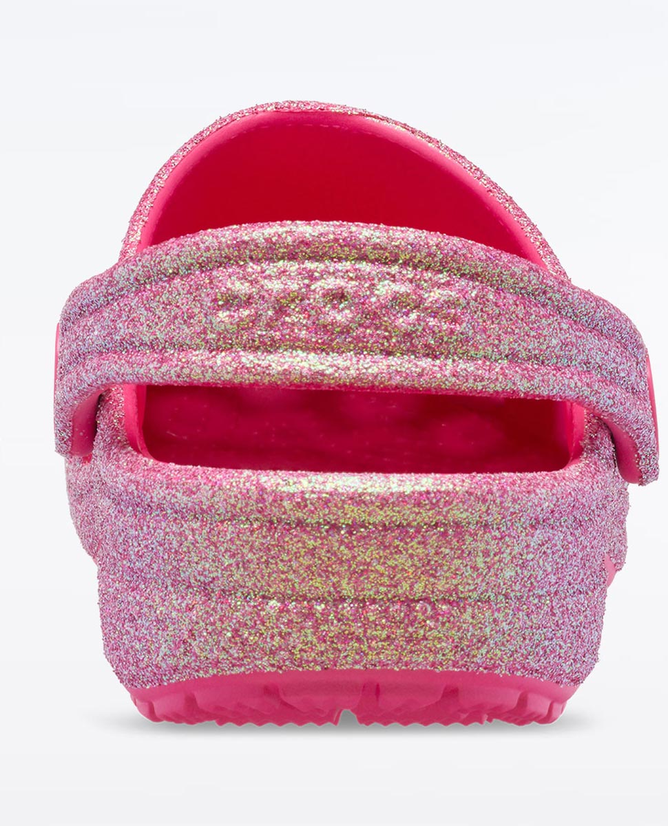 Crocs Classic Glitter Clog Pink Tod