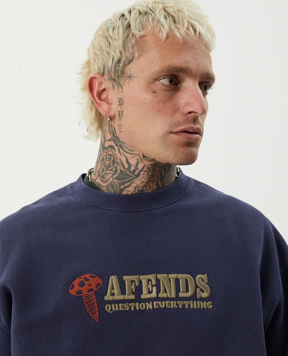 Nuts N Bolts-Crew Neck Deep Sea