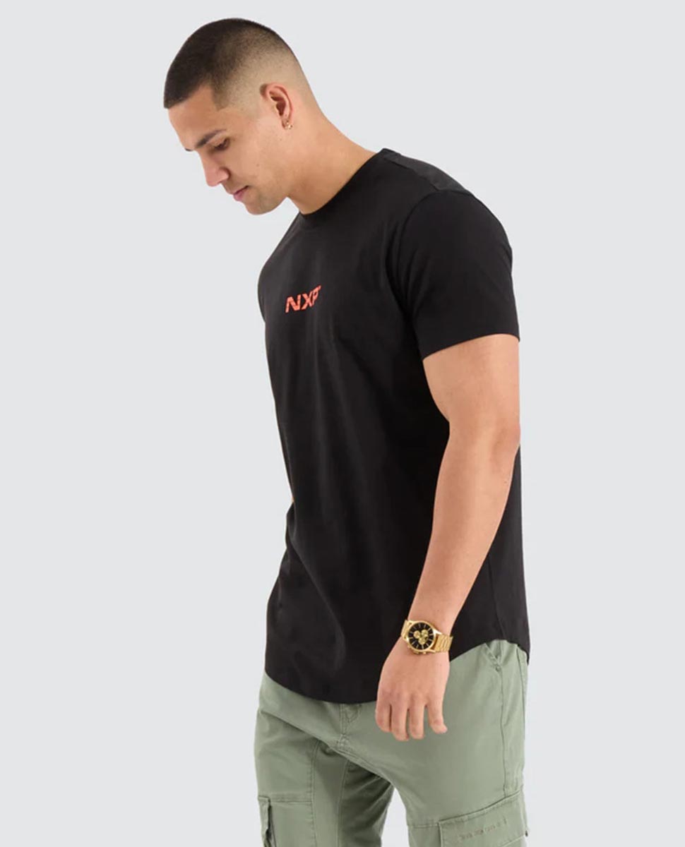 Steed Dual Curved Tee-Jet Black