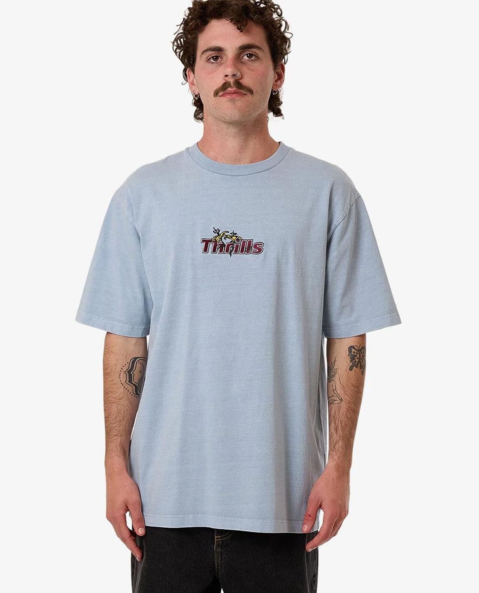 Solace Nature Oversized Tee-Blue Fo