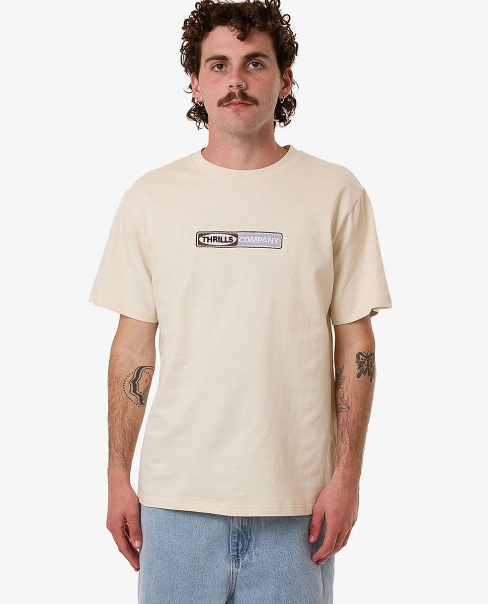 Locked In ,Merch Tee-Heritage White