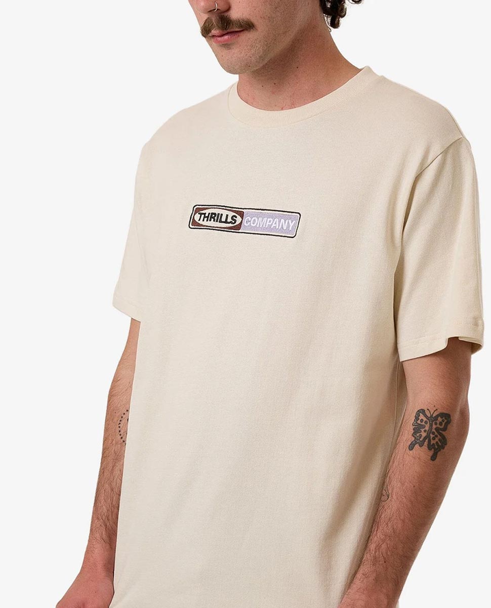 Locked In ,Merch Tee-Heritage White