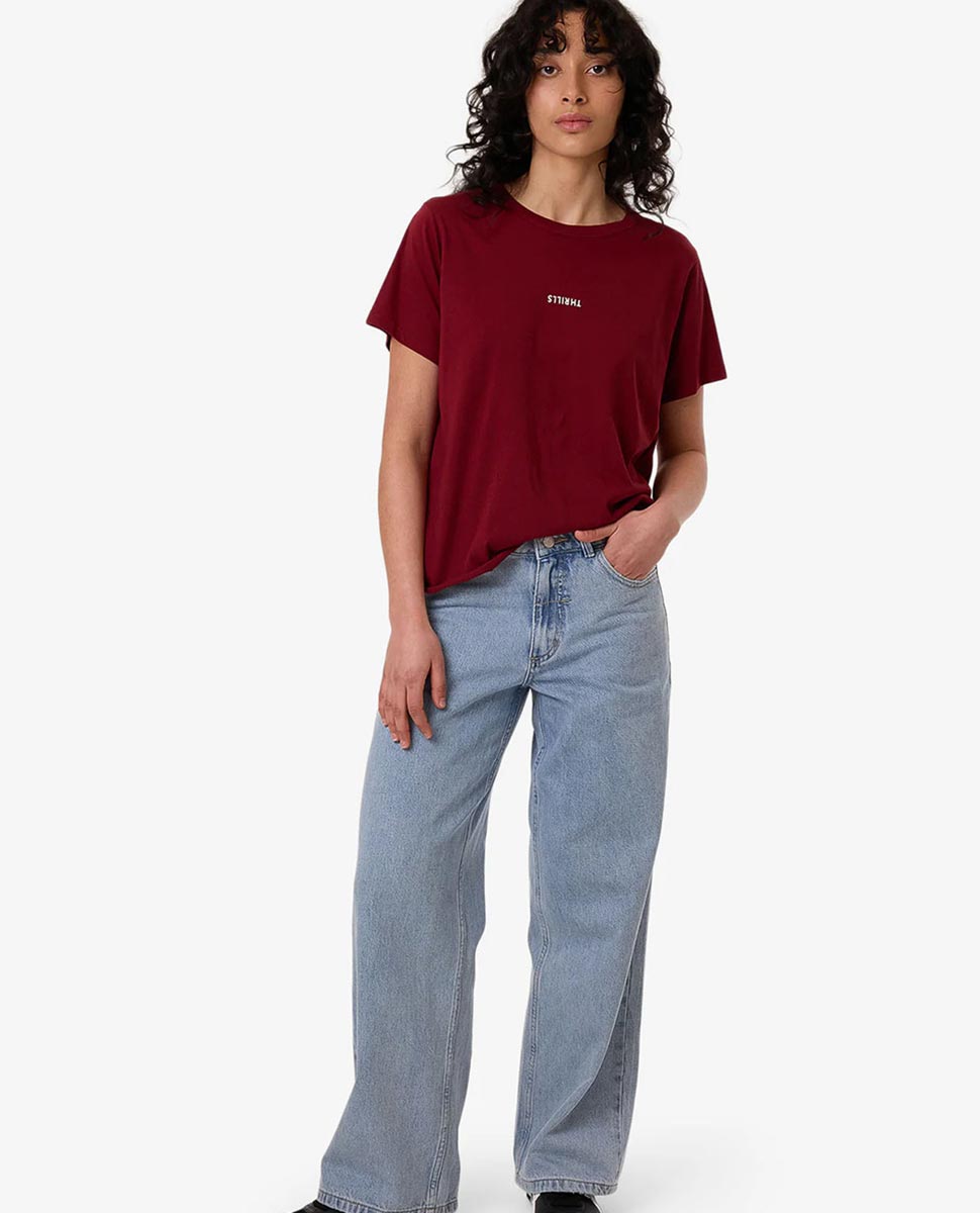 Minimal Thrills Tee-Cabernet