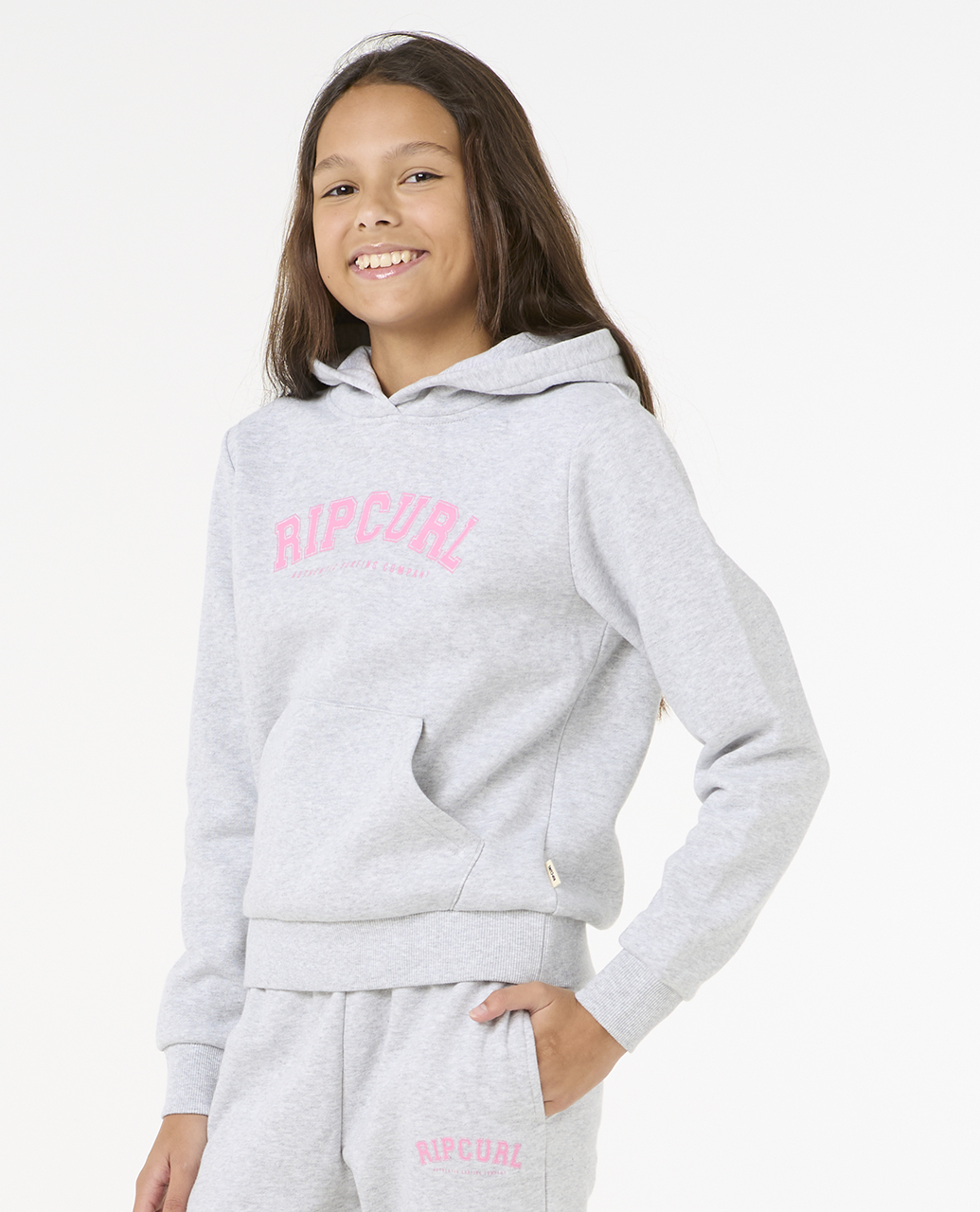 Varsity Print Hoody -Girl