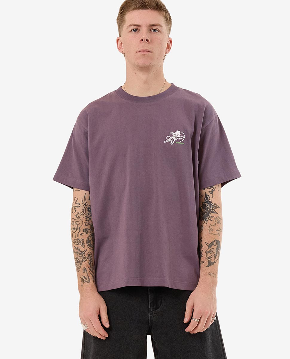 Cherub Tee-Purple Reign