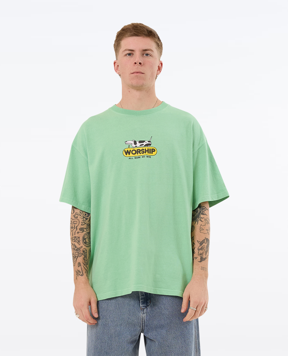 Watchdog Oversized Tee-Matcha