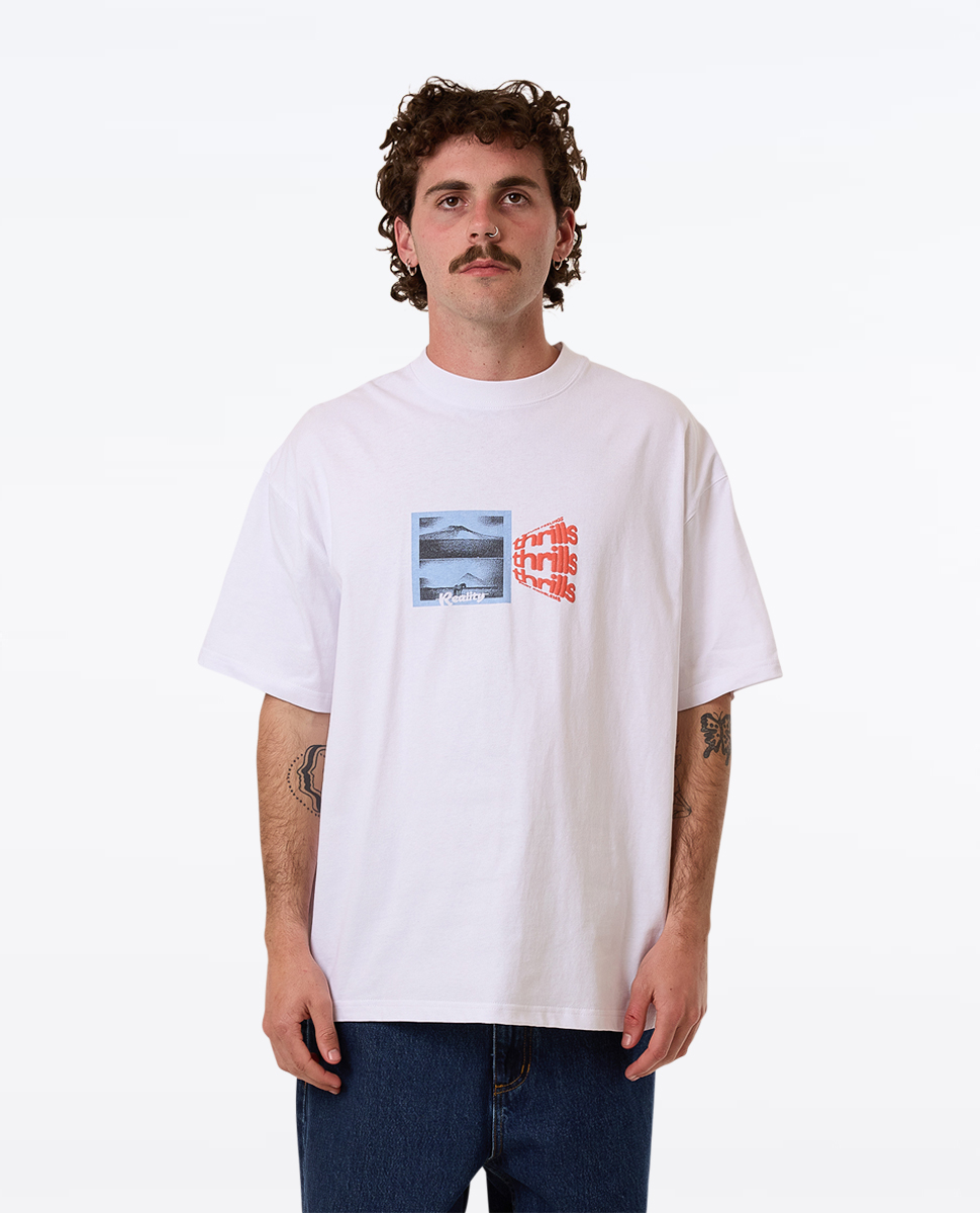 Dream Reality Box Fit Tee-White