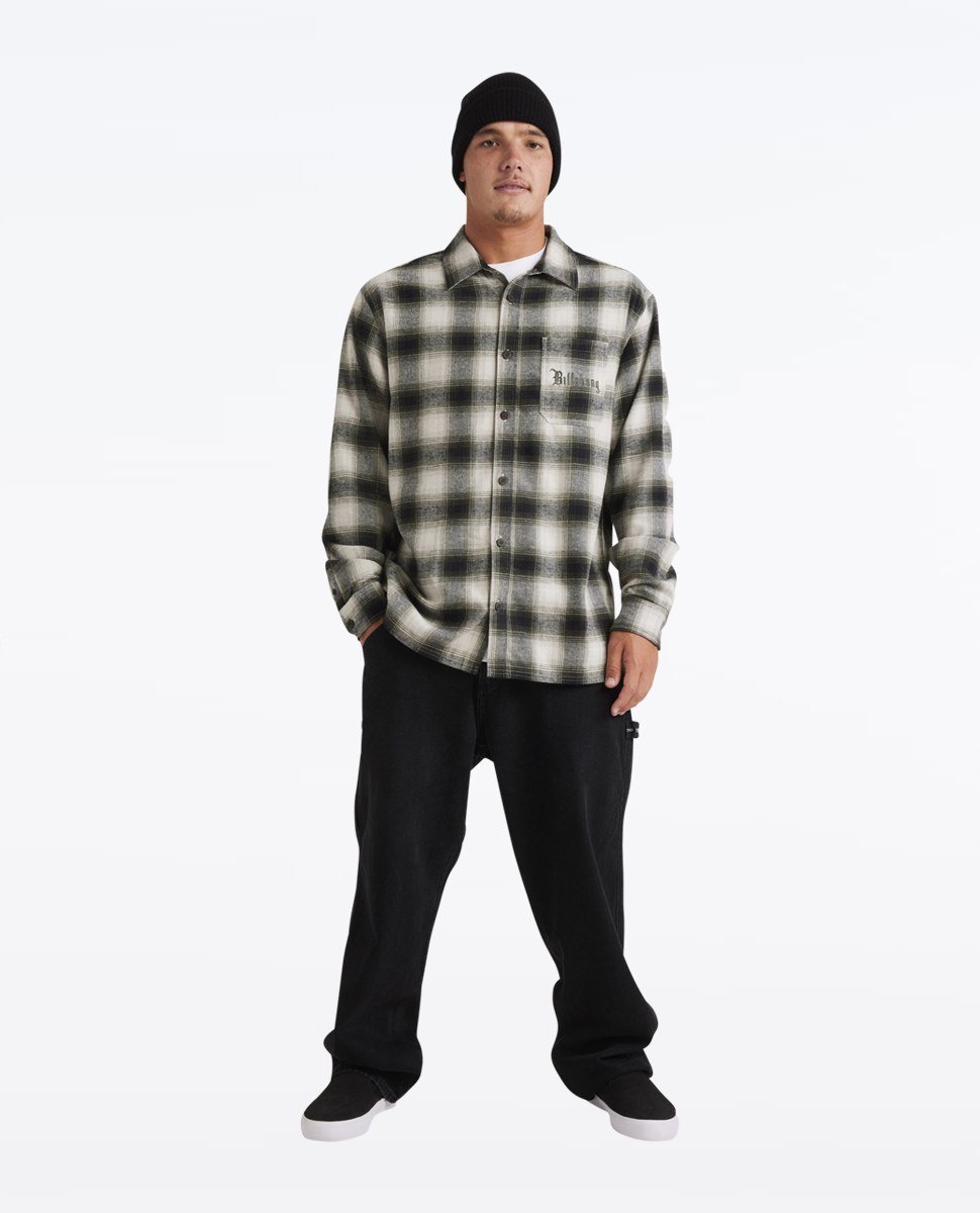 Warped Long Sleeve Flannel