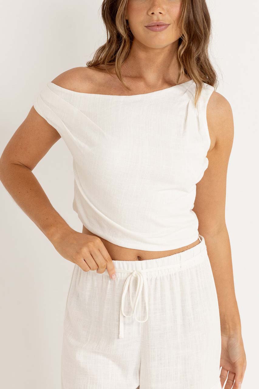 Primmie Off Shoulder Top - Cream