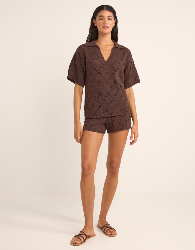 Islander Collared Knit Shirt