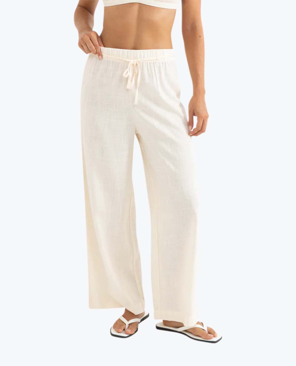 Primmie Linen Pant - Cream