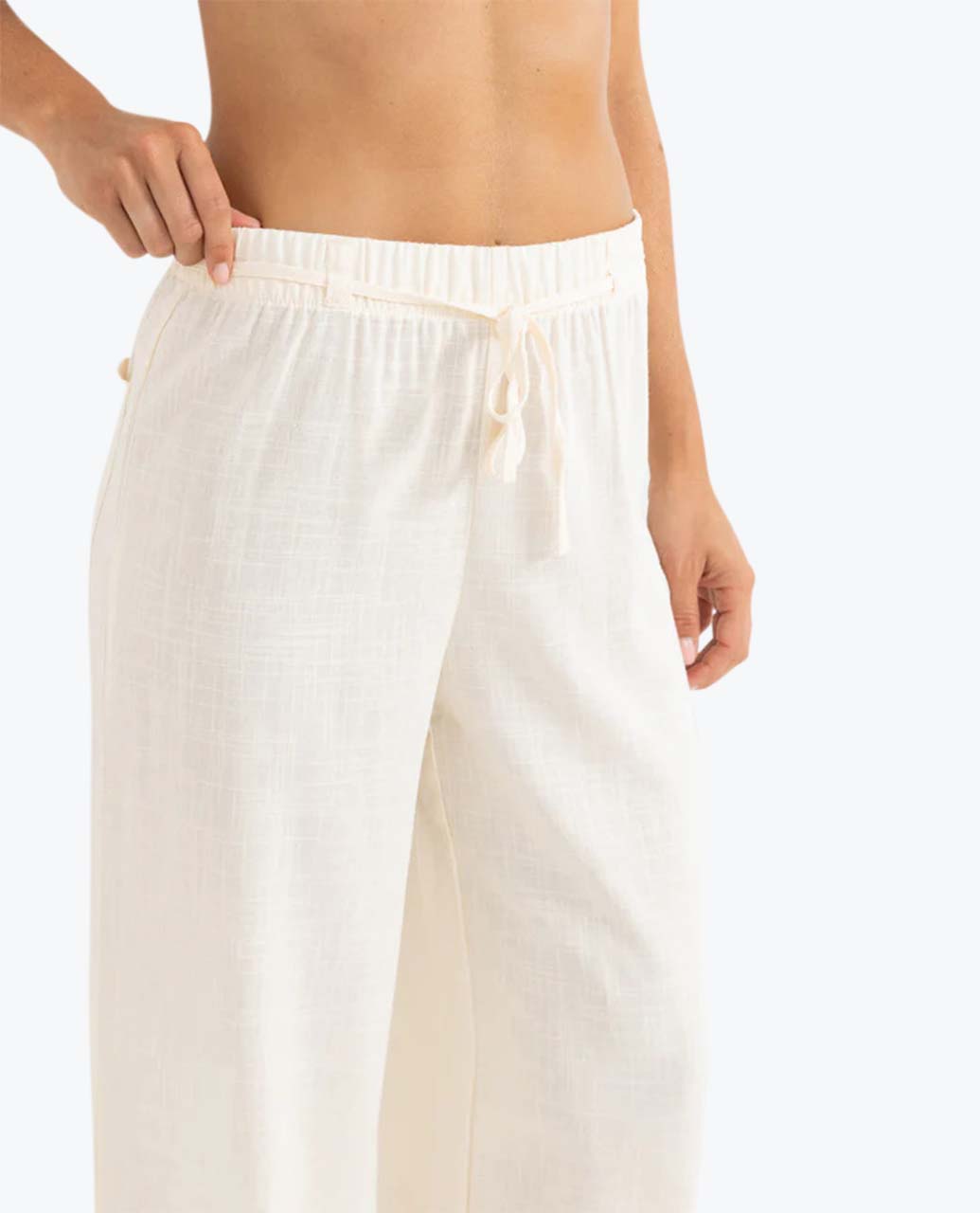 Primmie Linen Pant - Cream