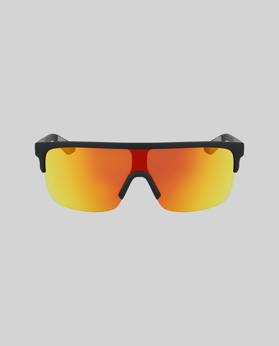 Dr Slotted Matte Black Polarised Luma Lenses Red Ion