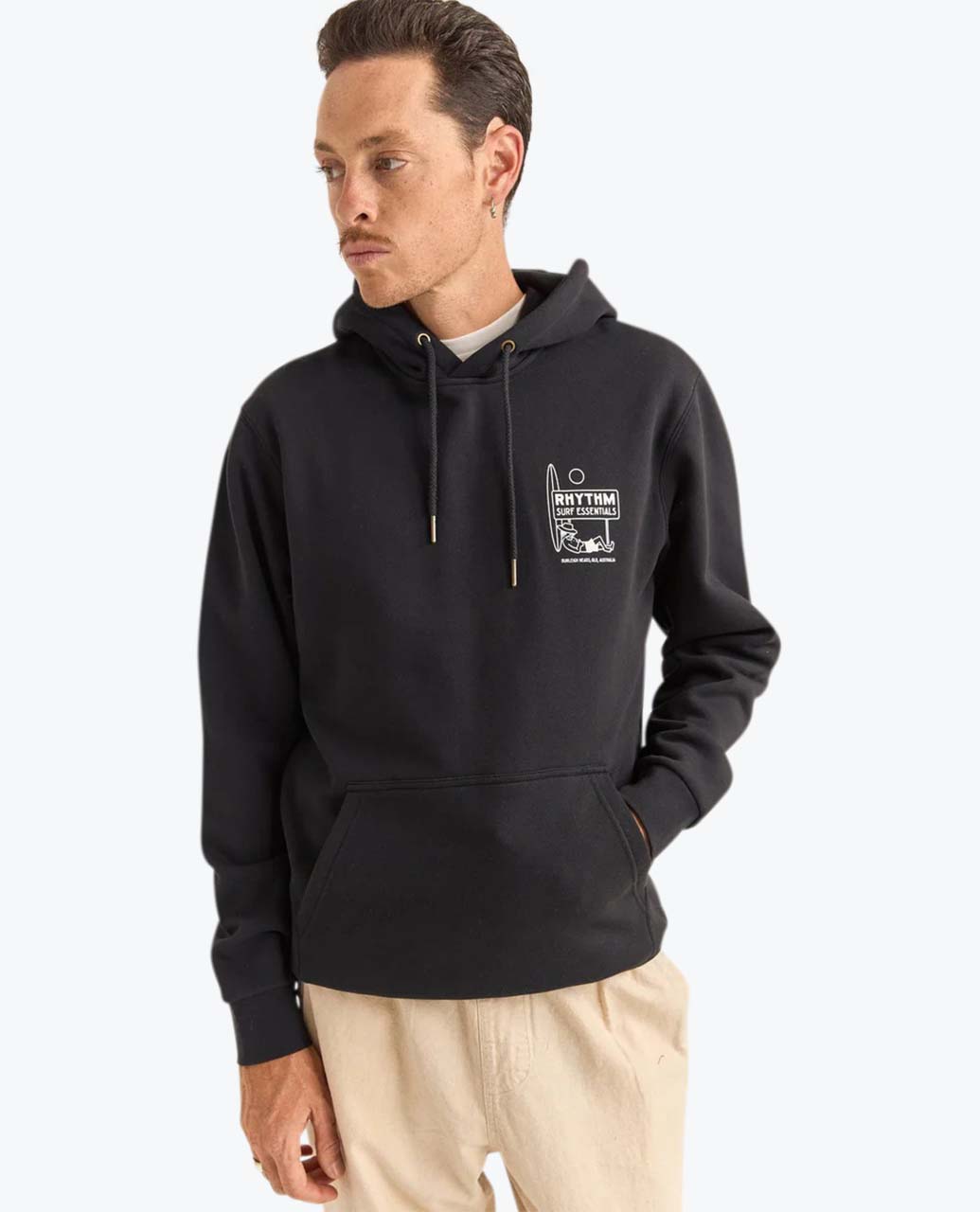 Siesta Fleece Hood-Black