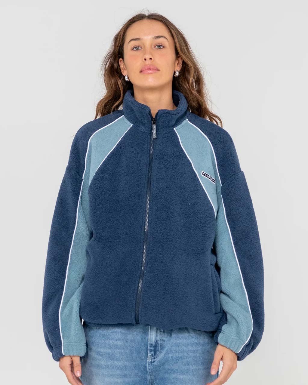 Two Tides Zip Through Sherpa Fleece