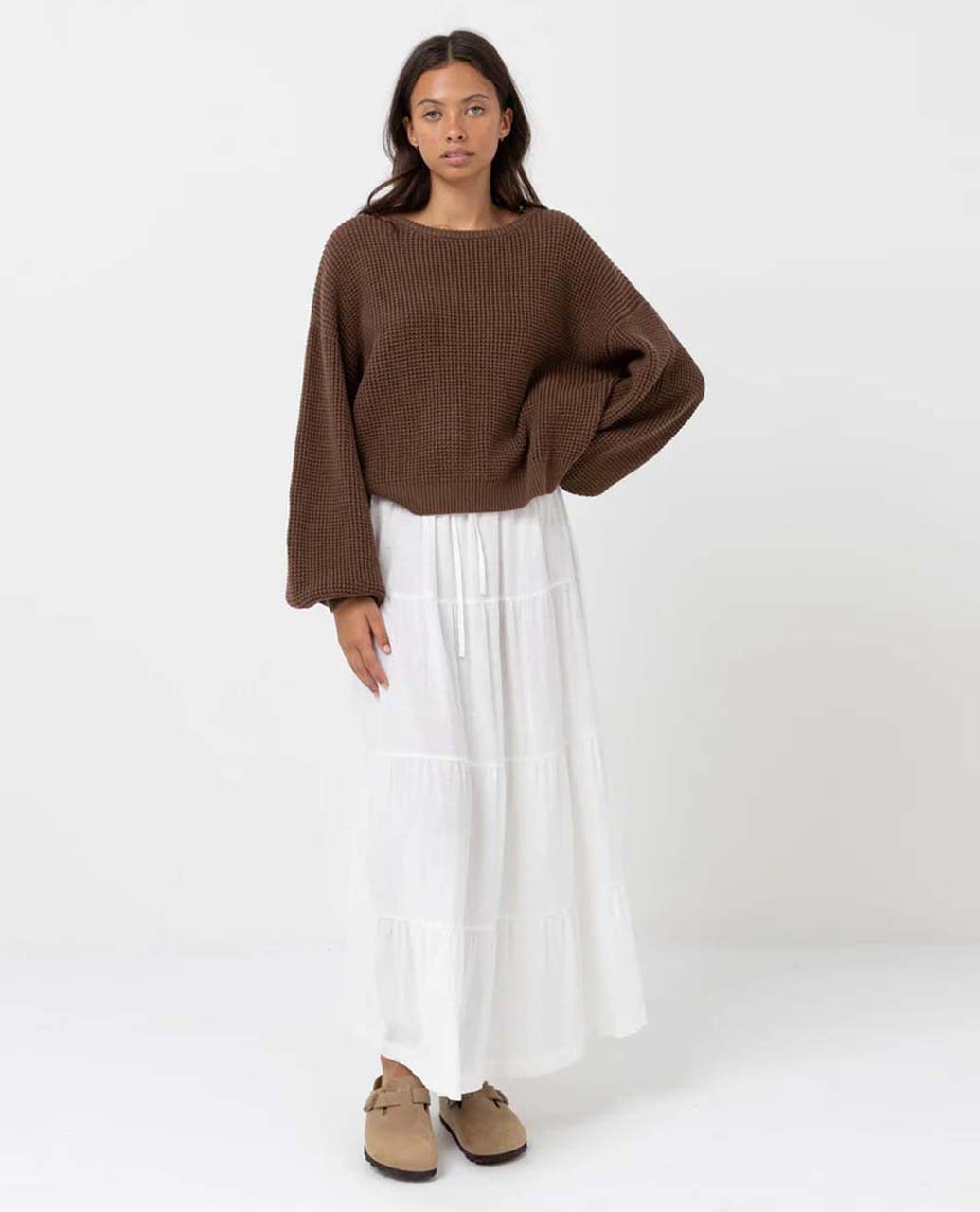 Classic Knit Jumper- Brown