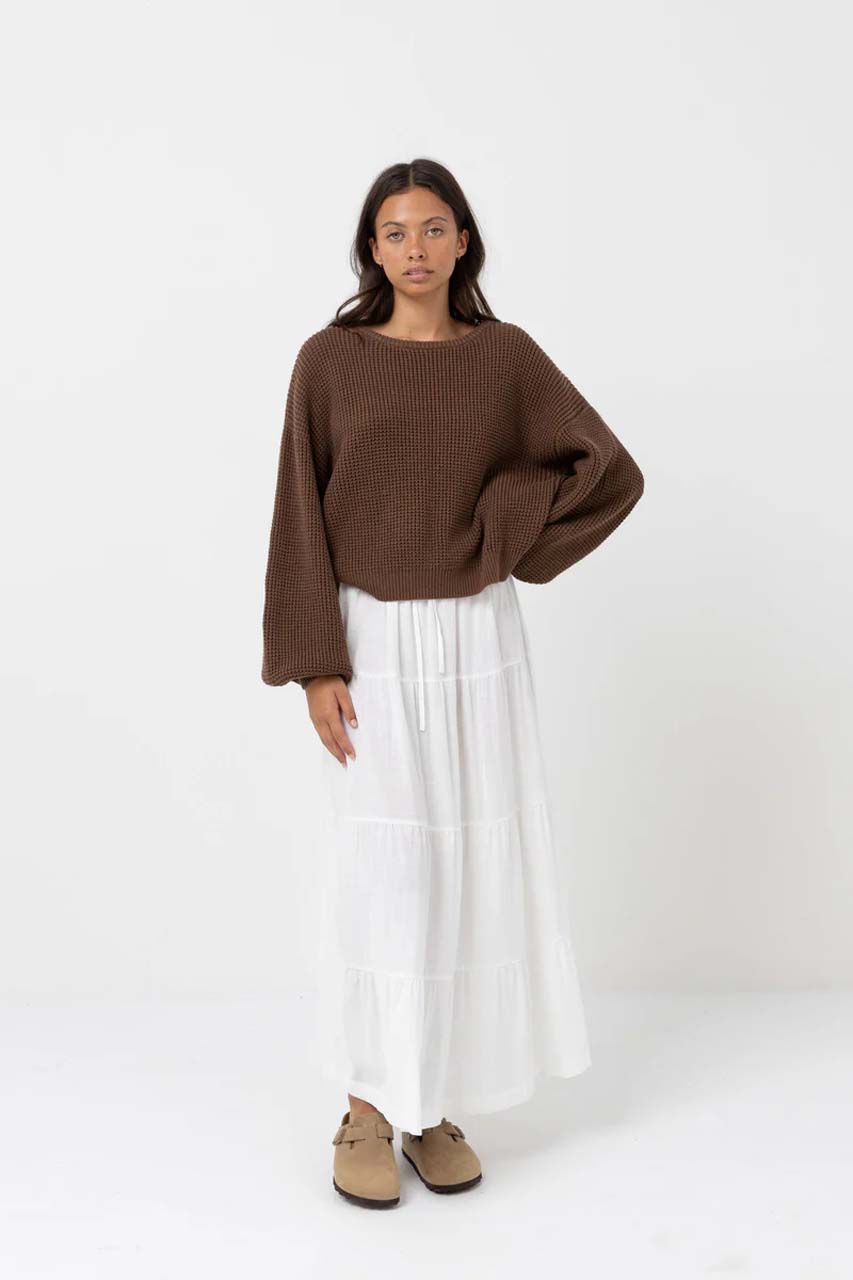 Classic Knit Jumper- Brown